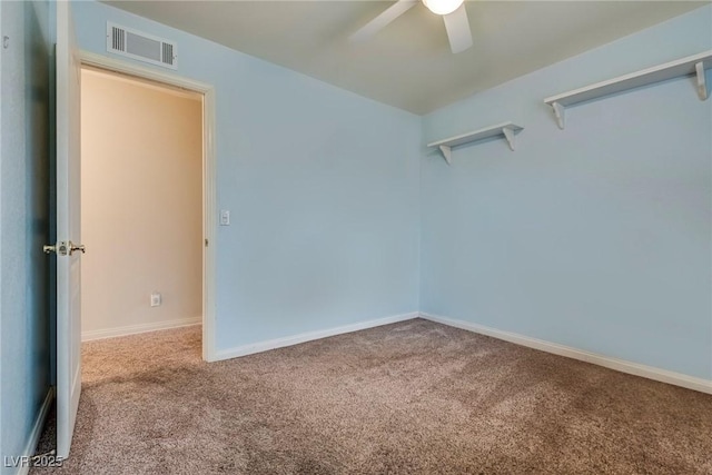 8253 Ruby Mountain Way, Las Vegas, NV 89128 - empty room featuring carpet, ceiling fan, and baseboards