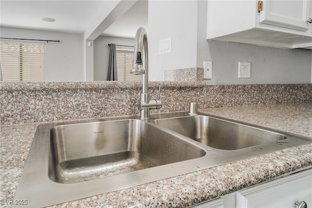 2046 Waverly Cir, Henderson, NV 89014 - kitchen view of a sink and white cabinetry