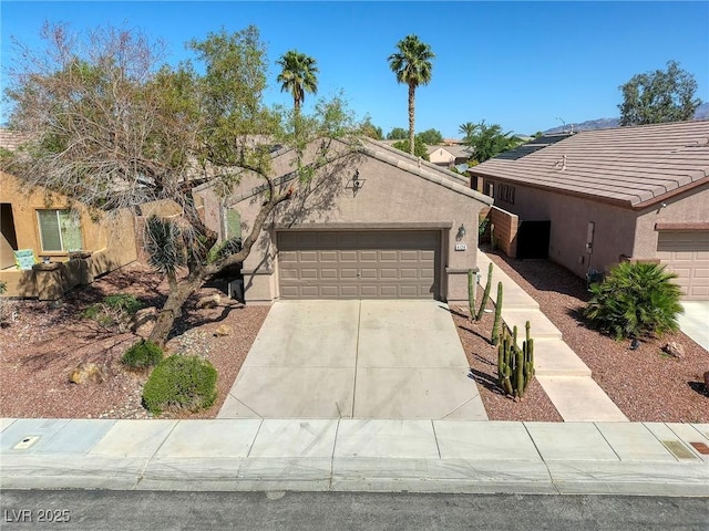 4124 Gliding Gulls Ave, North Las Vegas, NV 89084 - single story home with stucco siding and a garage