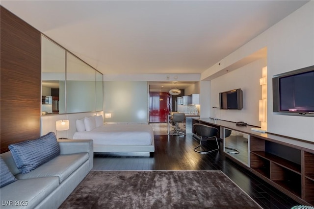 4381 W Flamingo Rd Unit 3818, Las Vegas, NV 89103 - living area with wood finished floors