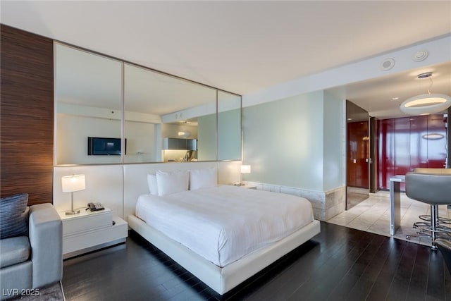 4381 W Flamingo Rd Unit 3818, Las Vegas, NV 89103 - bedroom with wood-type flooring