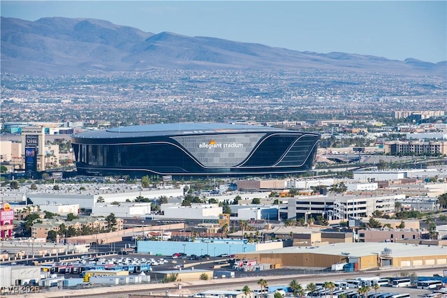 4381 W Flamingo Rd Unit 3818, Las Vegas, NV 89103 - birds eye view of property featuring a mountain view