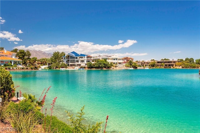 8404 Shore Breeze Dr, Las Vegas, NV 89128 - view of water feature featuring a mountain view