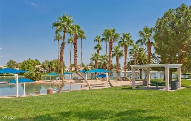 8404 Shore Breeze Dr, Las Vegas, NV 89128 - view of jungle gym featuring a yard