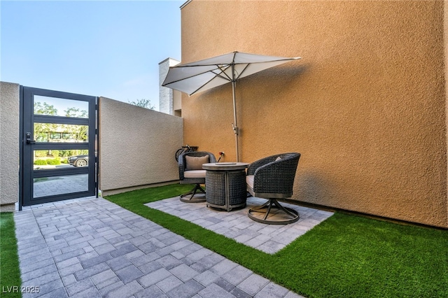 819 Bolide St, Las Vegas, NV 89138 - view of yard featuring a patio and cooling unit