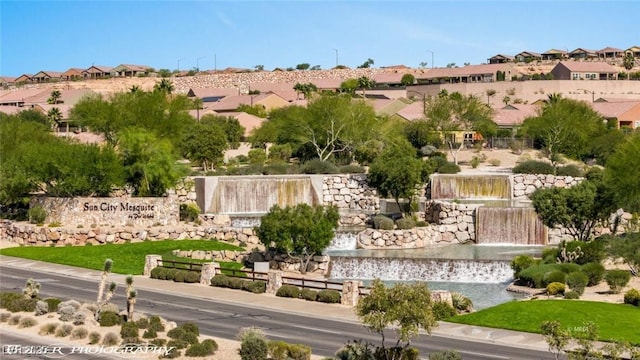 birds eye view of property featuring a residential view