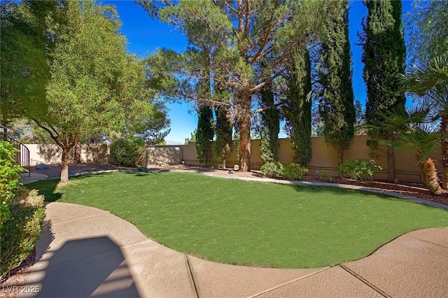 1008 Trophy Hills Dr, Las Vegas, NV 89134 - view of yard featuring a patio and a fenced backyard