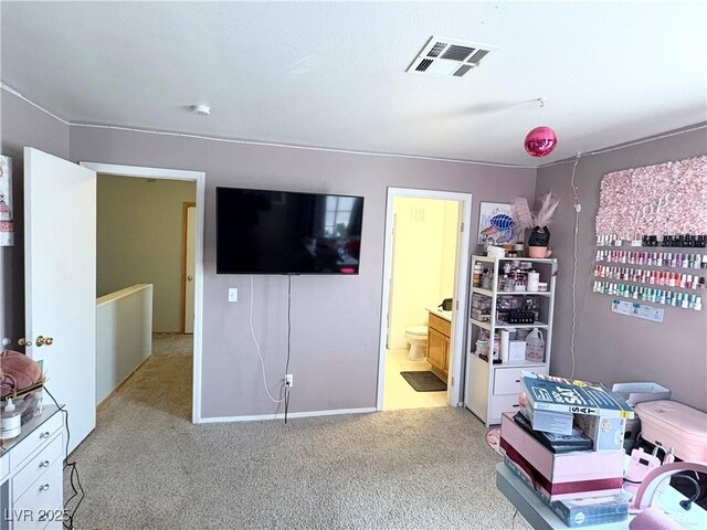 5024 Starfinder Ave, Las Vegas, NV 89108 - carpeted bedroom with connected bathroom