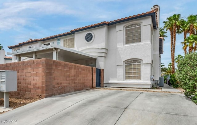 5024 Starfinder Ave, Las Vegas, NV 89108 - mediterranean / spanish home featuring stucco siding