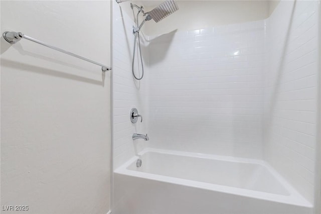 bathroom featuring shower / bathtub combination