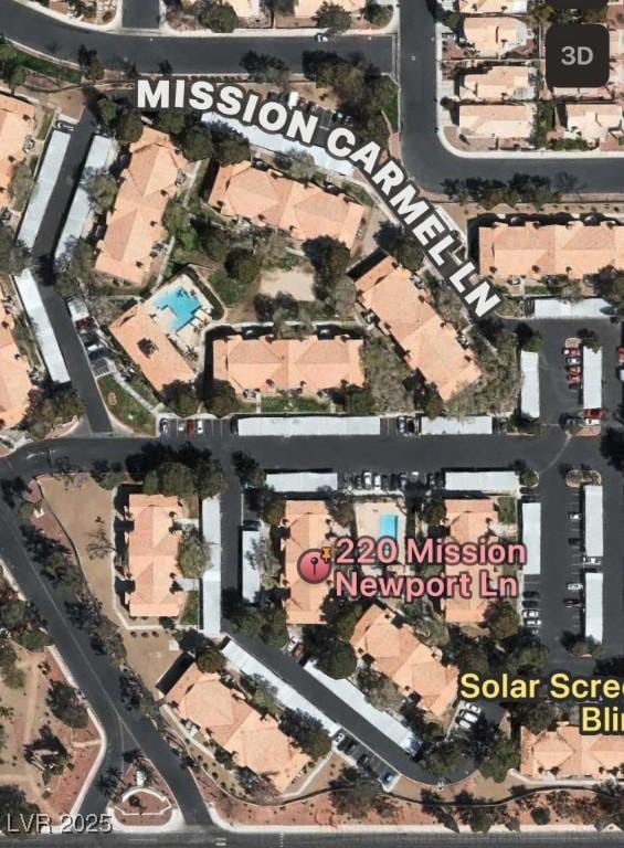 aerial overview of property's location
