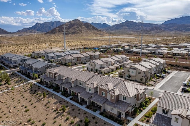 6150 Foxes Dale St, Las Vegas, NV 89166 - aerial perspective of suburban area with mountains