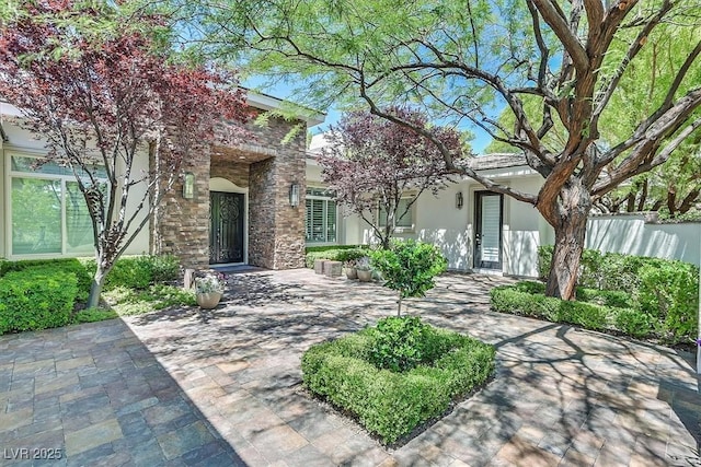 9500 Balatta Canyon Ct, Las Vegas, NV 89144 - view of front of property with stucco siding