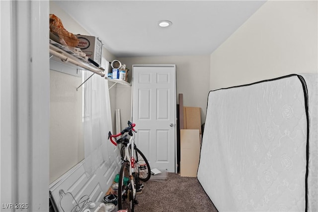 view of storage room