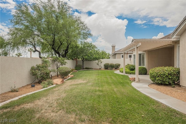 1100 Cypress Ridge Ln, Las Vegas, NV 89144 - view of yard featuring a pergola