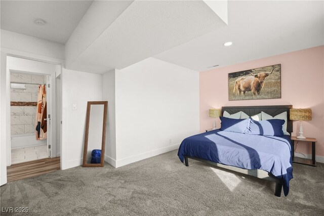 3208 Alcoa Ave, Las Vegas, NV 89102 - carpeted bedroom featuring baseboards and recessed lighting