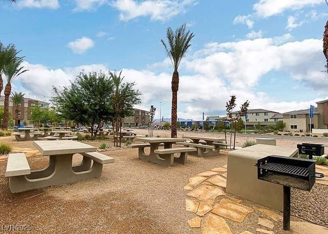 surrounding community with a residential view