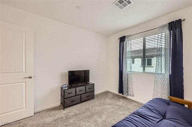 interior space featuring visible vents and baseboards