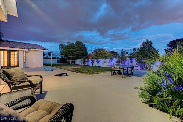 view of patio / terrace with french doors