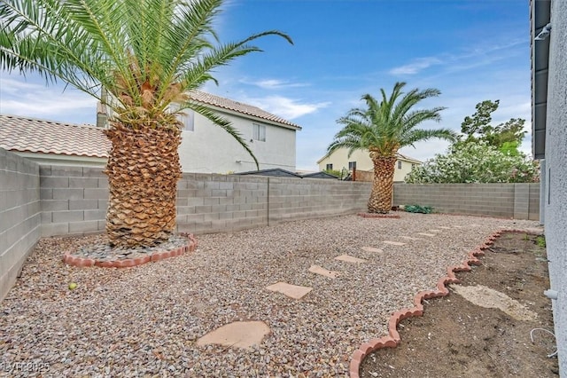 5820 Royal Castle Ln, Las Vegas, NV 89130 - view of yard with a fenced backyard