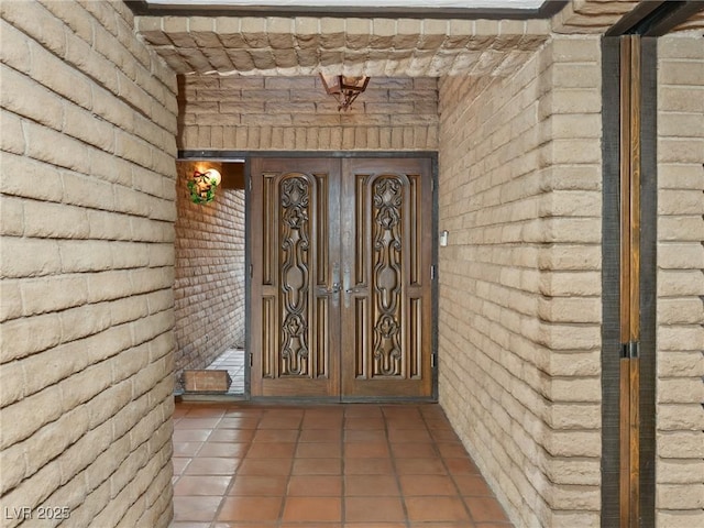 view of exterior entry