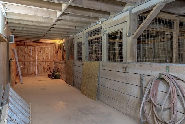 view of stable