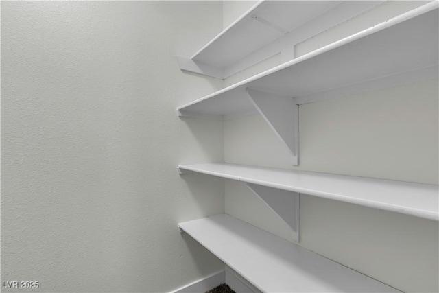 view of storage area