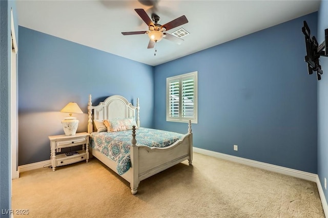 7418 Lawrence Powers Ct, Las Vegas, NV 89129 - carpeted bedroom featuring baseboards and ceiling fan