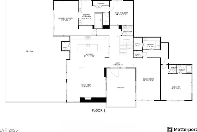 53 Falling Ridge Ln, Henderson, NV 89011 - view of floor plan / room layout