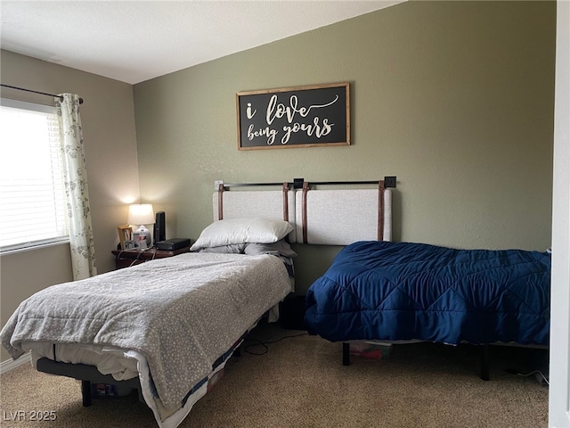 bedroom featuring carpet floors