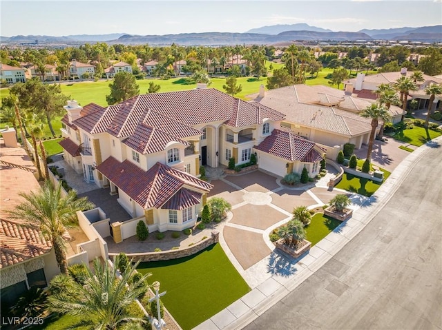 35 Ventana Canyon Dr, Las Vegas, NV 89113 - aerial view featuring a residential view and a mountain view