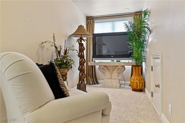 35 Ventana Canyon Dr, Las Vegas, NV 89113 - sitting room with baseboards and carpet floors