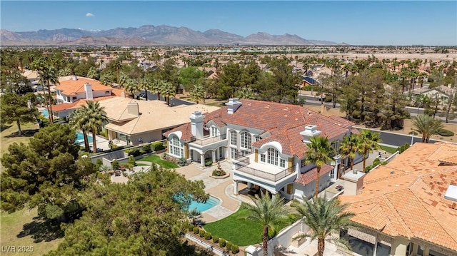 35 Ventana Canyon Dr, Las Vegas, NV 89113 - aerial view with a mountain view and a residential view