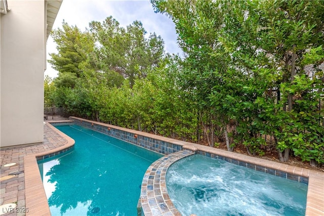 12056 Royal Dolnoch Ct, Las Vegas, NV 89141 - view of swimming pool with a pool with connected hot tub