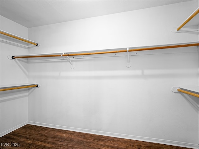1153 Stormy Valley Rd, Las Vegas, NV 89123 - walk in closet with dark wood-style floors