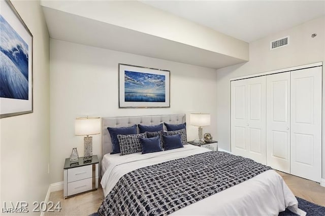 8255 Las Vegas Blvd Unit 713, Las Vegas, NV 89123 - bedroom with a closet, baseboards, and visible vents