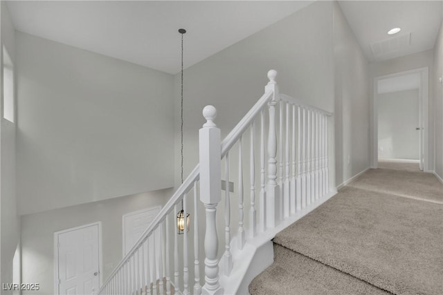 2749 Invermark St, Henderson, NV 89044 - stairs featuring carpet flooring and baseboards