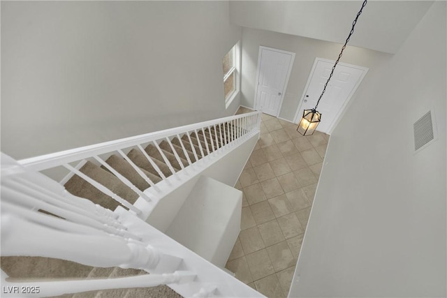 2749 Invermark St, Henderson, NV 89044 - stairs featuring tile patterned flooring