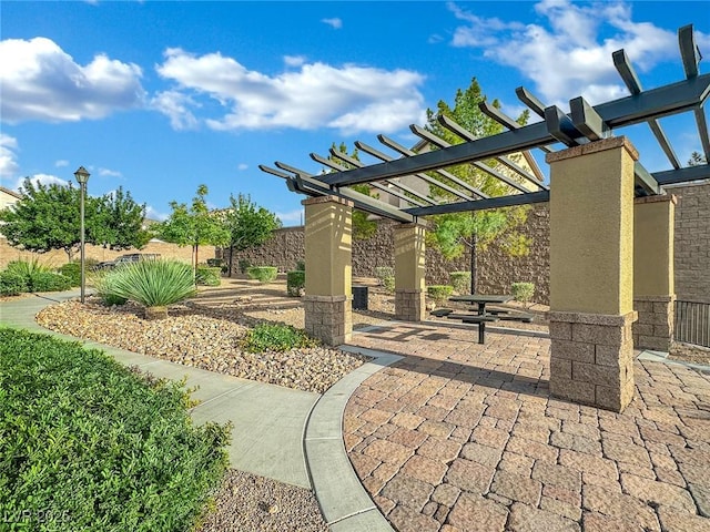 2749 Invermark St, Henderson, NV 89044 - view of patio / terrace with a pergola