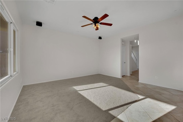 2749 Invermark St, Henderson, NV 89044 - unfurnished room featuring a ceiling fan and tile patterned floors