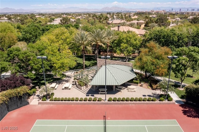 9501 Balatta Canyon Ct, Las Vegas, NV 89144 - bird's eye view with a mountain view