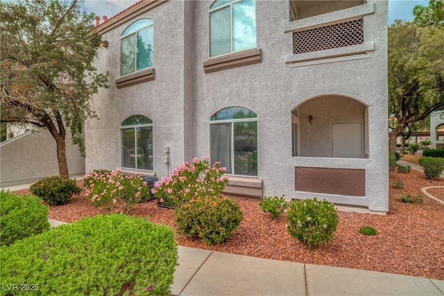 view of property exterior featuring stucco siding