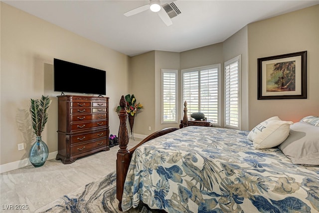 2625 Youngdale Dr, Las Vegas, NV 89134 - bedroom featuring baseboards and a ceiling fan