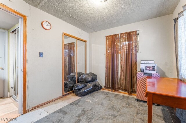 1708 Weeping Willow Ln, Las Vegas, NV 89104 - office area with a textured ceiling