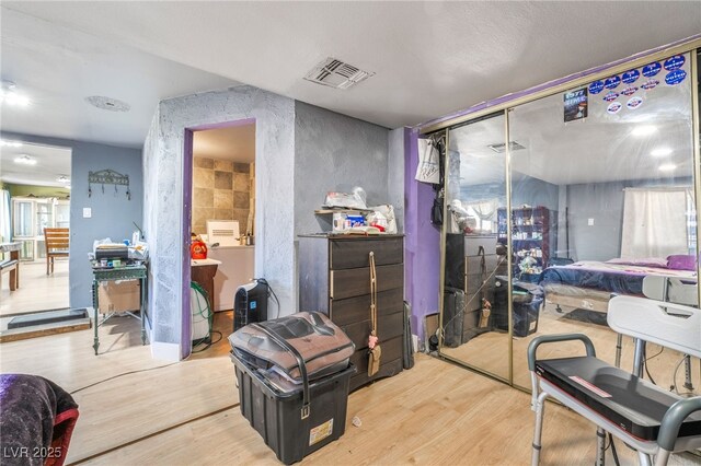1708 Weeping Willow Ln, Las Vegas, NV 89104 - bedroom featuring wood finished floors