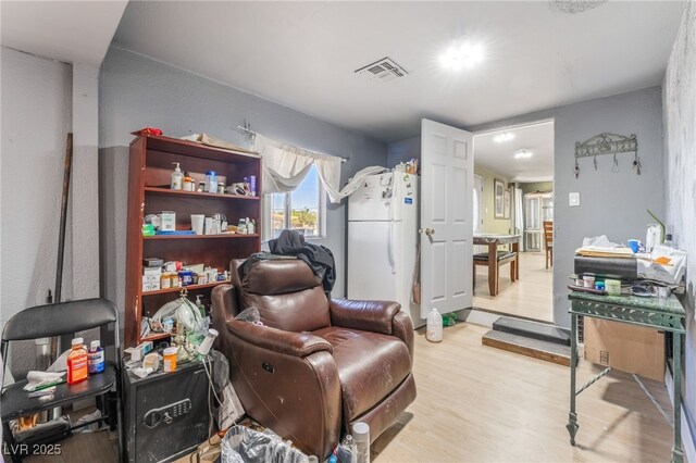 1708 Weeping Willow Ln, Las Vegas, NV 89104 - living area with wood finished floors