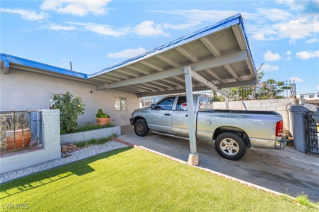 1708 Weeping Willow Ln, Las Vegas, NV 89104 - view of car parking with an attached carport