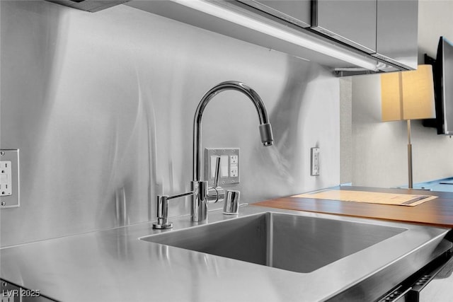 details featuring a sink