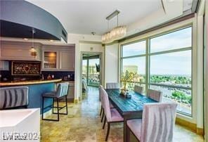 9101 Alta Dr Unit 507, Las Vegas, NV 89145 - dining room featuring plenty of natural light