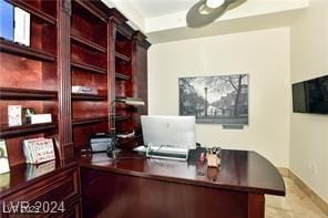 9101 Alta Dr Unit 507, Las Vegas, NV 89145 - office space featuring baseboards and ceiling fan